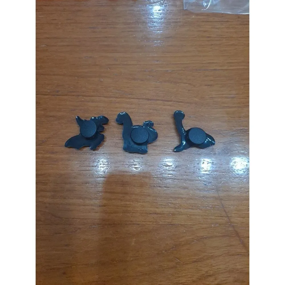 Lot Of‎ 3 Dinosaur Themed Croc Charm Jibz